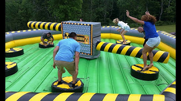 Meltdown Game / meltdown game on rent / 9811256658 / spinning Wipeout game / Meltdown Inflatable