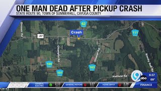 Man killed after being ejected from vehicle in Cayuga County