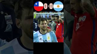 This Day Messi Cry | Argentina 🇦🇷 🆚️ Chile 🇨🇱 #Shorts #Football #Messi