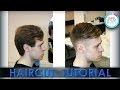 Man's haircut  (Короткая мужская стрижка с контрастной длиной)