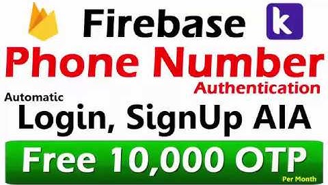 Mobile OTP verification App Making | Firebase Phone Authentication User Login & Signup | Kodular AIA