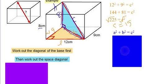 8 3 calculate the length of a space diagonal