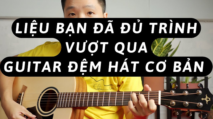 Giáo trình hướng dẫn tự học đàn guitar