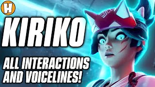 Overwatch 2 - ALL Kiriko Interactions, Unique Kill Quotes and Voice Lines! by Hammeh 38,645 views 1 year ago 15 minutes