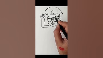 How to draw little singham desh ka sipahi | cartoon drawing sketch step by step