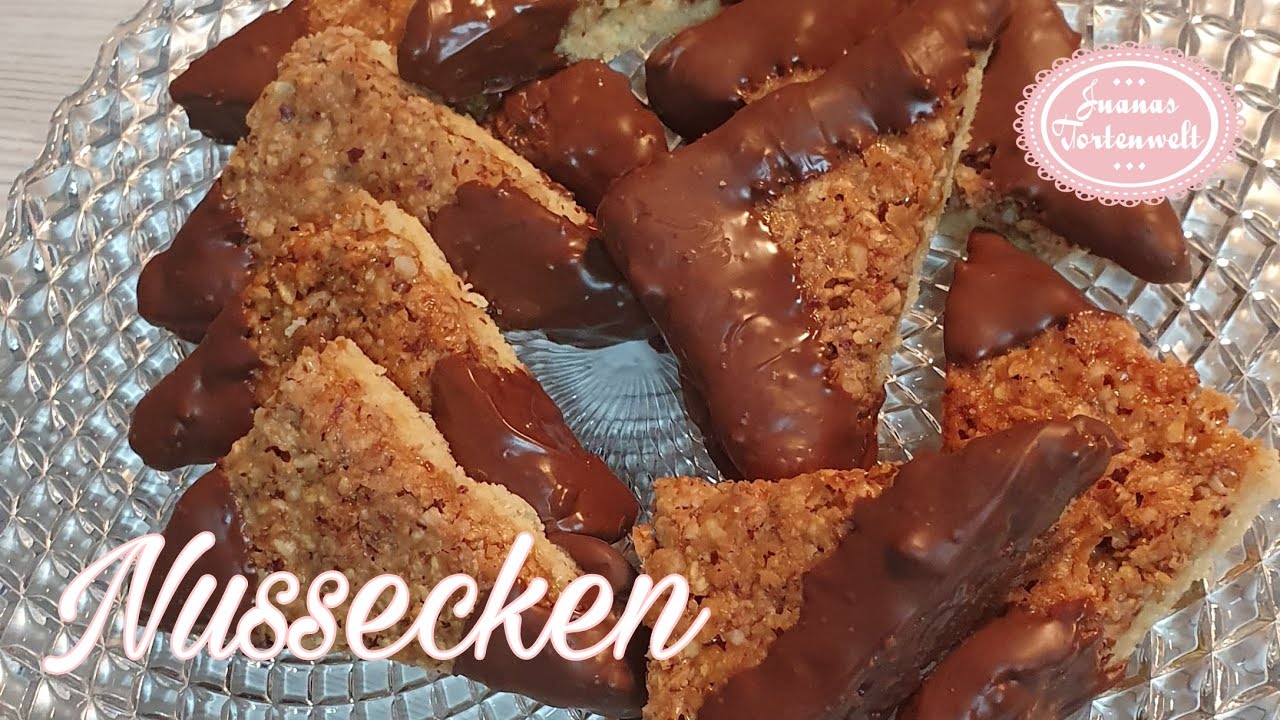 Nussecken selber machen Rezept für saftige, leckere Nussecken Juanas ...