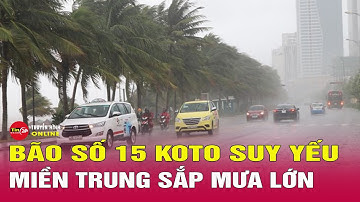 Tin bão mới nhất tối 1/12: Bão số 15 Koto suy yếu thành áp thấp nhiệt đới, miền Trung mưa lớn từ mai