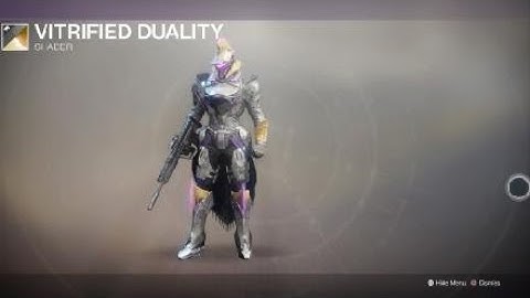 Destiny 2 Titan with Virtuous Ornaments and Vitrifield Duality Shader