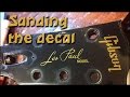 GIBSON LP decal prep pt 8 | RATTLECAN GUITAR RESTORATIONS by James O'Rear