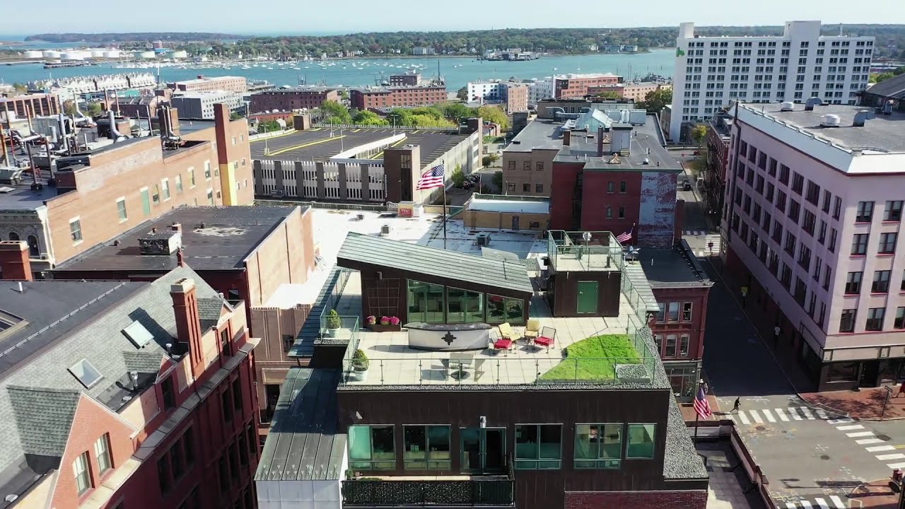 The Rooftop at Winslow Lofts Maine Real Estate Helix Media