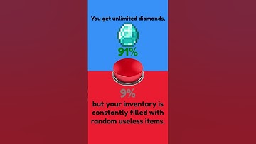 Would you press the button? (Minecraft Edition) Part 15 #Shorts #WouldYouRather #Gaming