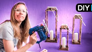 How to Make a DIY Wooden Lantern on a Budget screenshot 4