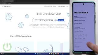 MOTOROLA Edge 60 Fusion – All Checking Options on IMEI.info Page screenshot 2