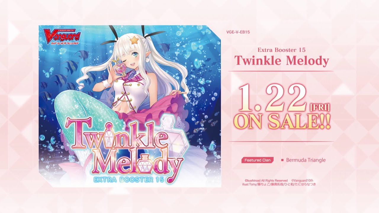twinkle melody extra booster box Bushiroad Cardfight!! Vanguard 15 VG-V-EB – Toys Store Japan Decks of each clan can be constructed with just this product Cardfight!! Vanguard Twinkle Melody Extra