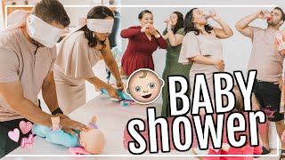 OUR BABY SHOWER + OPENING OUR GIFTS!! | BABY GIRLS BABY SHOWER 2019 | Page Danielle