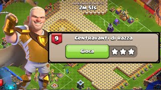 centravanti di razza facile - sfida di haaland - Clashofclans