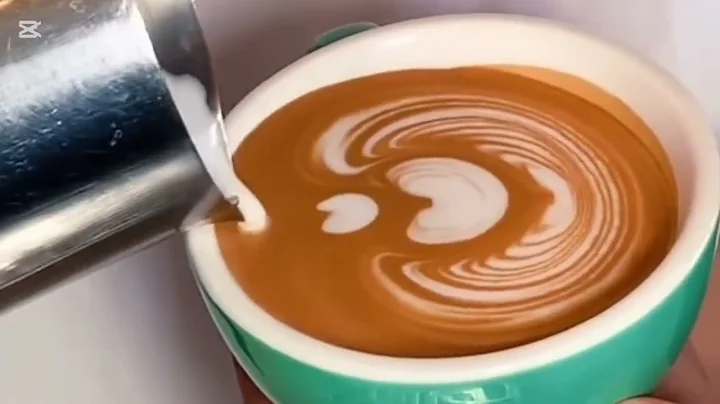 How To Make Latte Art With Milk Frother👍