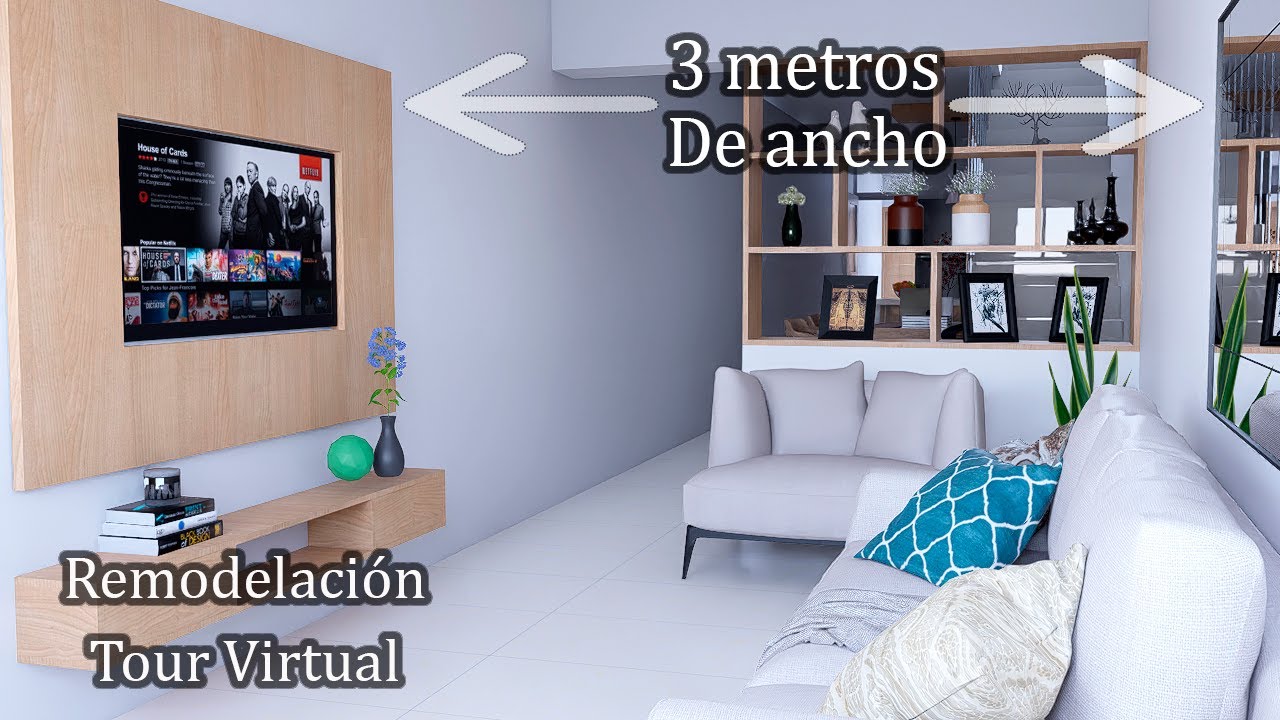 Casa angosta 3m de ancho remodelacion