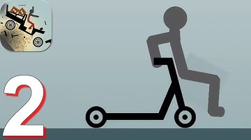 Ragdoll Dismounting Stickman - Gameplay Walkthrough Part 2 (Android)