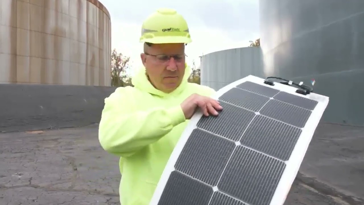 Merlin Solar: 11 million gallon tank wrap