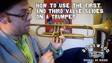 How to Use the First and Third Valve Slides on the Trumpet