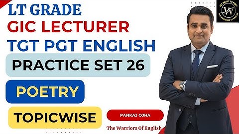 “LT/GIC/TGT/PGT English Practice | Most Expected Questions 2025”