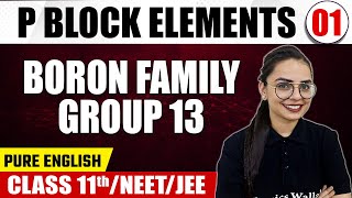 P BLOCK ELEMENTS 01 | Boron Family - Group 13 | Chemistry | Pure English | Class 11th/NEET/JEE screenshot 5