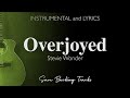 Overjoyed  stevie wonder acoustic karaoke