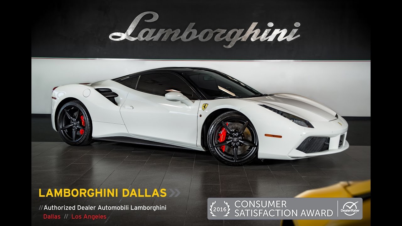 2016 Ferrari 488 Gtb Bianco Avus L0927