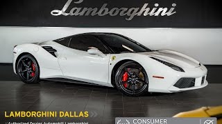 This is a smoke free carfax certified 2016 ferrari 488 gtb equipped
with 3.9l 660hp v8 engine and 7-speed f1 (paddle shift & auto)
transmission. car...