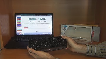 Unboxing and test of Hama Uzzano Wireless Keyboard in 3D 4K UHD