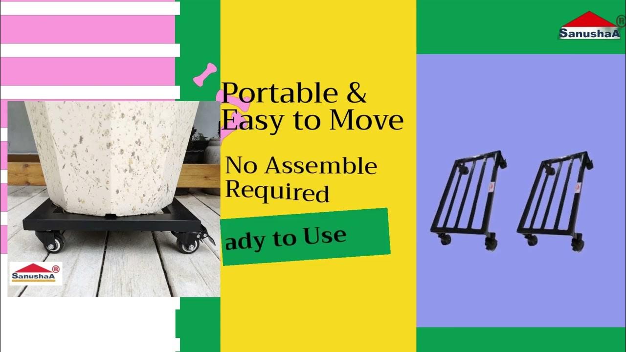 Plant Stands for Terrace Garden iron stands pot stand wheel base