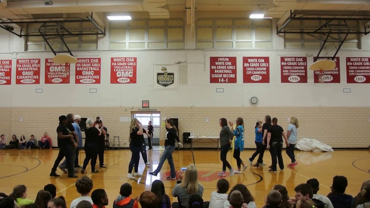 White Oak Middle School 8th Grade Teachers Pasta for Pennies Dance