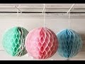 Paper Crafts: How to make a Paper Honeycomb Ball DIY 2017 - 2018 Paper Crafts: How to make a Paper Honeycomb Ball DIY 2017 - 2018