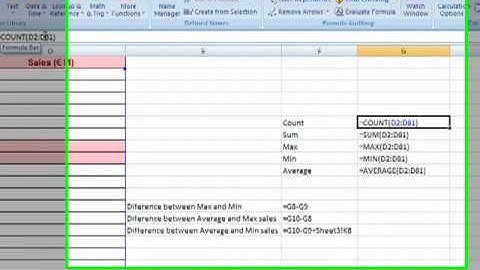AM 4522 Show formulas in cells Microsoft Excel 2007 ECDL Advanced ITQ3