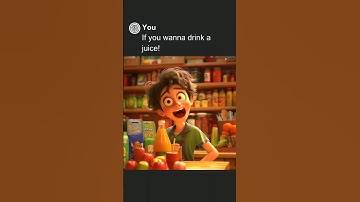 If You Wanna Drink a Juice 🧃🍊 (Ai Pixar Version) #ai #chatgpt #aiart