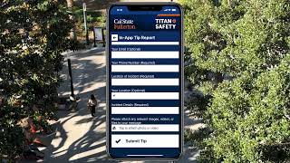 Titan Safety App: Report a Tip