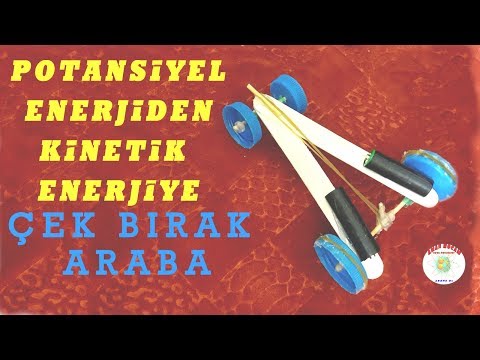 Potansiyel Enerjiden Kinetik Enerjiye-Çek Bırak Araba| Potantial Energy to Kinetic Energy