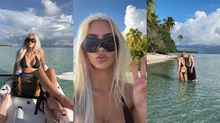 Kim Kardashian and Boyfriend Pete Davidson Pack on the PDA During Tahiti Vacation - GOSSIP NEWS