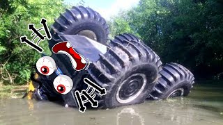 Tatra 4X4, 8X8 Trucks Cross Muddy Terrain - Off Road Truck Mud Race | Woa Doodles Funny Videos