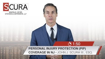 Personal Injury Protection (PIP) Coverage in New Jersey