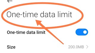 redmi note 8 me one time data limit set kaise kare,how to set one time data limit redmi note 8 screenshot 5