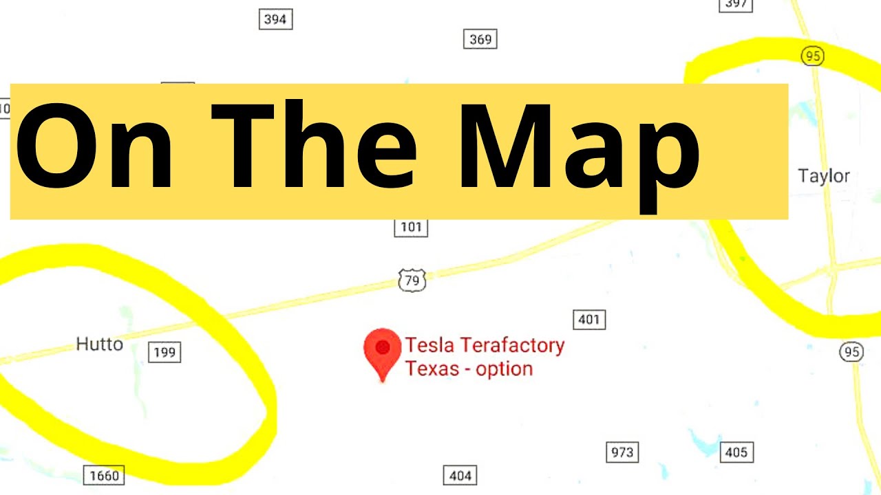 Tesla Terafactory Texas Appears on Google Maps YouTube