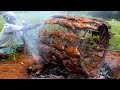 UNSEEN !!! Tandoori Grilled Fish Recipe | 60 Pomfret Full fish prepared by uncle food fun village