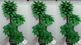 How to make a room corner flower from a plastic bag | Flower Crafts ideas