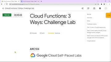 Cloud Functions: 3 Ways: Challenge Lab | ARC104 | Solution