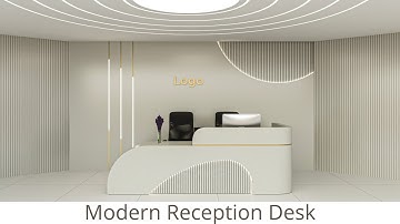 Sketchup Tutorial: Modern Reception Design (Step-by-Step)