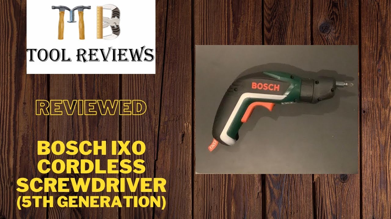 New Cordless Screwdriver Bosch IXO III Professional Tool 