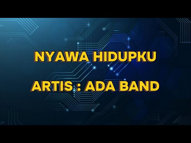 ADA BAND - NYAWA HIDUPKU (LIRIK) class=