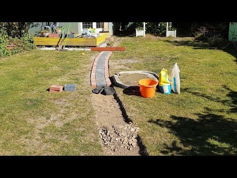 Building an Unconventional Garden Path - Part 1: Digging & Laying
